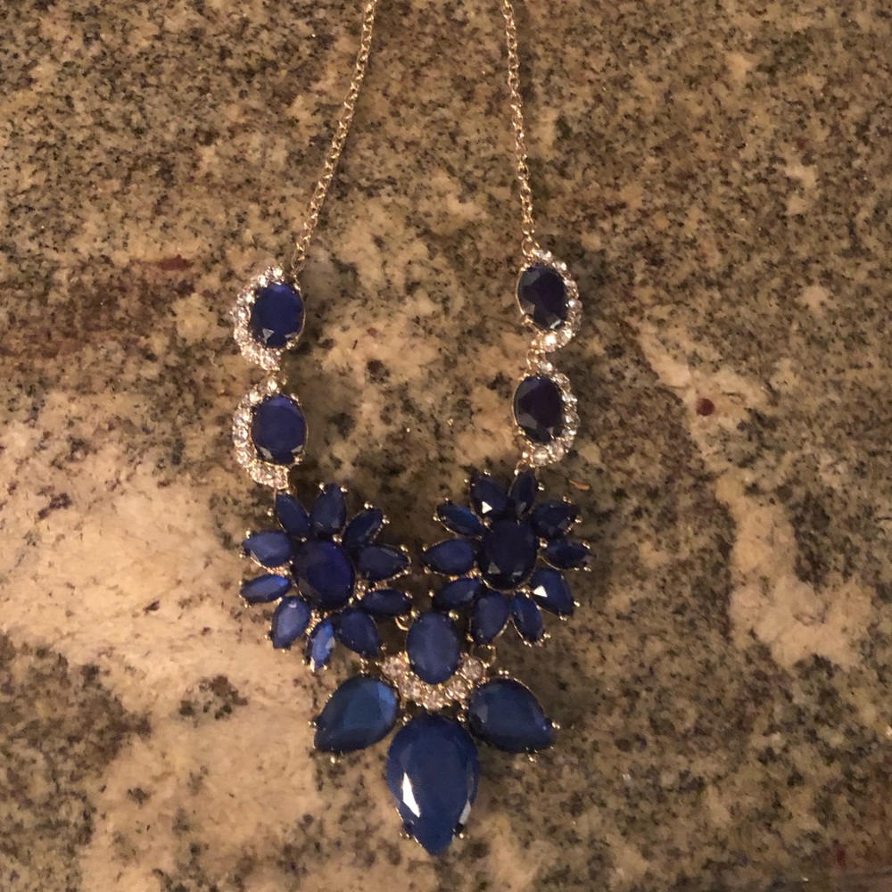 Royal blue necklace
